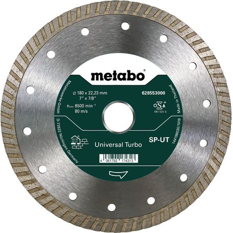 Metabo Diamanttrennscheibe 180x22,23mm, SP-UT, Universal Turbo SP (628553000) (1/3)