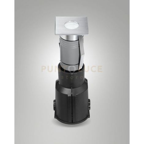 NAIRE 2 FARETTO INCASSO ACCIAIO CARRABILE A LED 3W 3000K 175LM