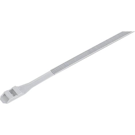 TRU COMPONENTS 1592765 TC-DL360203 Fascetta per cavi 360 mm 9 mm Naturale testa doppia, Stabilizzato ai raggi UV 100 pz (1/2)