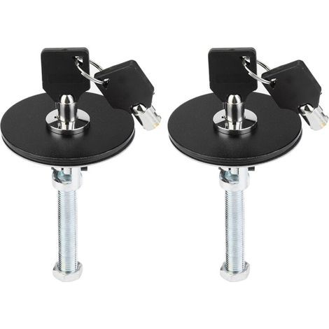 Goupille de sécurité universelle pour capot moteur automobile – Lot de 4 pinces en acier noir résistantes et faciles à installer (1/5)