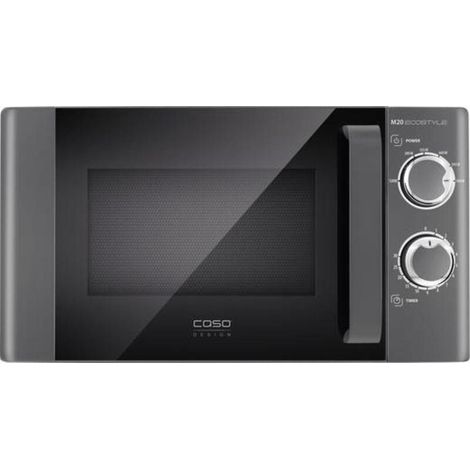 [NEUWERTIG] B-Ware Caso M20 ECOSTYLE Mikrowelle 20 Liter 700 Watt Glasdrehteller Ø 24,5 cm schwarz (1/2)