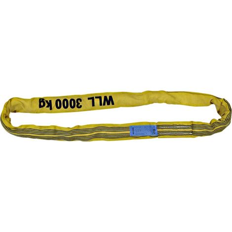 Petex 47203219 Imbracatura ad anello Carico di lavoro (WLL)=3 t Giallo EN 1492-2 DIN 1492-2