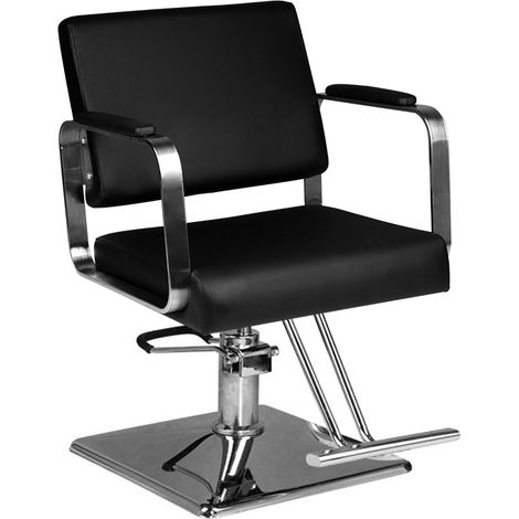 Poltrona da parrucchiere Hair System HS202 nera (1/5)