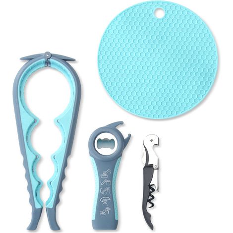 Otstar Glasöffner, Flaschenöffner et Dosenöffner pour schwache Hände Senioren avec Arthritis et Menschen avec geringer (1/5)