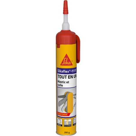 Mehrzweckkleber SIKA Sikaflex 11 FC Purform - ohne Pistole - Betongrau - 260 g - 665206