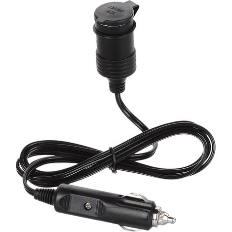 Rallonge allume-cigare, câble d'alimentation CC de 2 mètres, adaptateur 12 V/24 V, prise mâle/femelle (1/5)