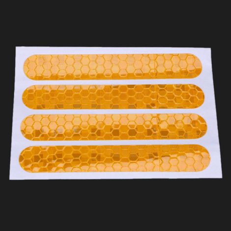 Copriruota anteriore, guscio protettivo, adesivo riflettente per accessori monopattino Max G30, 40 pezzi, giallo