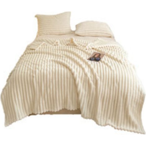 Kuscheldecke – warme und flauschige Decke für Mama, Frauen und Freundinnen (Beige, 230 x 200 cm) (1/4)