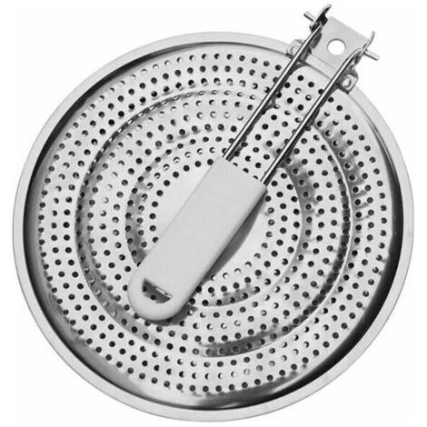 Diffuseur de Chaleur en Acier Inoxydable 21 cm pour Plaque de Cuisson au gaz Uniquement (1/5)
