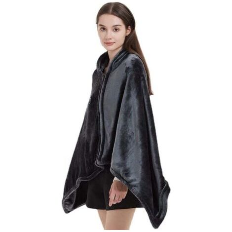 Couverture Chauffante Électrique, 150 x 85cm, Couverture Chauffante en Flanelle, Chaleur Rapide et 3 Réglages de Chaleur, Douce et Confortable, Chauffage Alimenté par USB, Lavable en Machine (1/4)