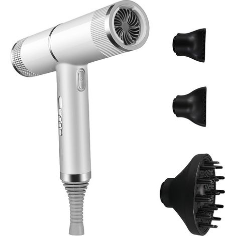 Sèche-cheveux à air chaud et froid professionnel, sèche-cheveux à chaleur rapide avec diffuseur