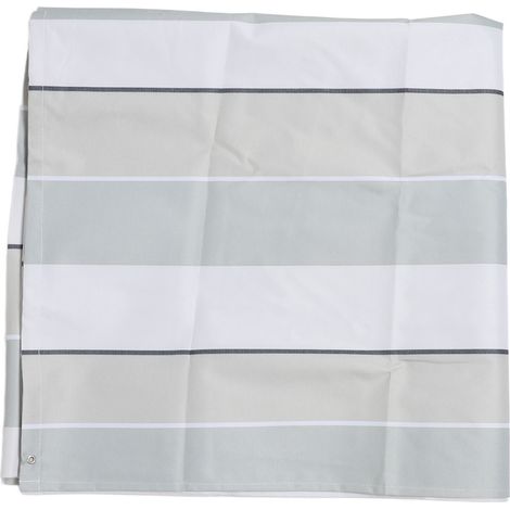 Bâche de protection solaire et imperméable en tissu Oxford 600D pour balançoire extérieure, idéale pour les aires de jeux et les jardins. Rayée. (1/5)