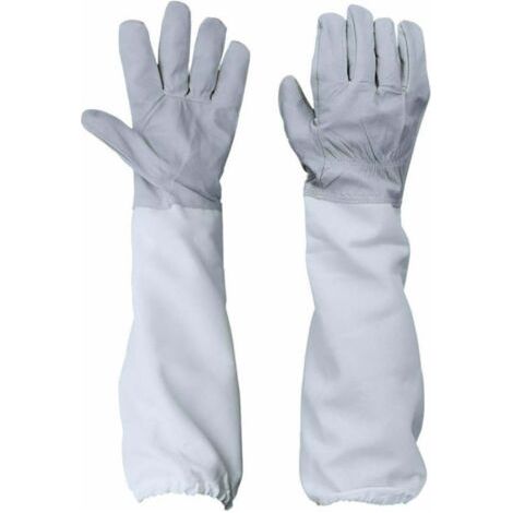 Gants de protection pour apiculteur, gants d'apiculteur, gants d'apiculteur en peau de mouton, gants d'apiculteur en peau de mouton de haute qualité- (1/5)