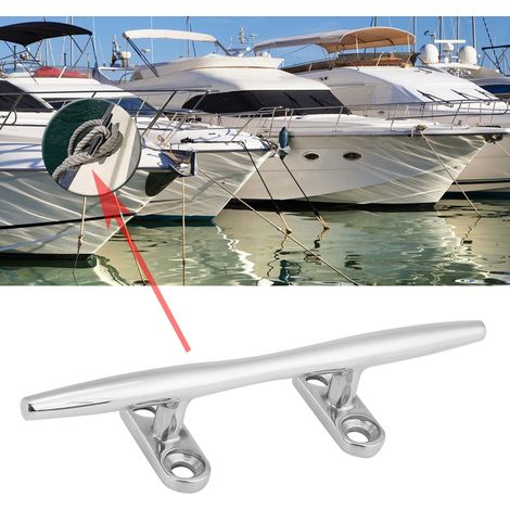 6-Zoll-Bootsklampe aus Edelstahl mit Hohlfuß für das Dockdeck (1/5)