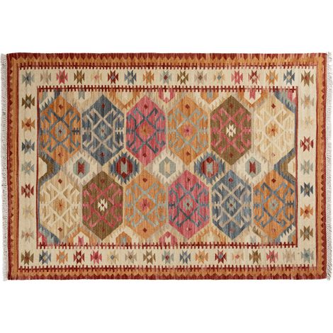 Tappeto rettangolare berbero multicolore 160 x 230 cm MOHA