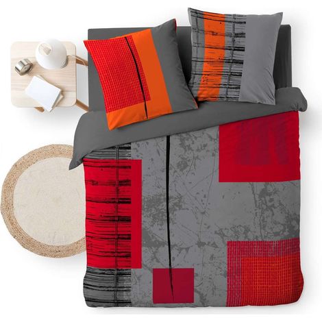 Parure de lit 2 places 100% coton MALONE (1/4)