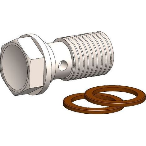 Vis banjo courte MOTO-MASTER M10x1,25 avec rondelles