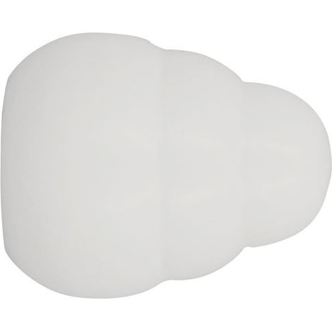 MOBOIS - Embouts a gradin d20 laque blanc x2