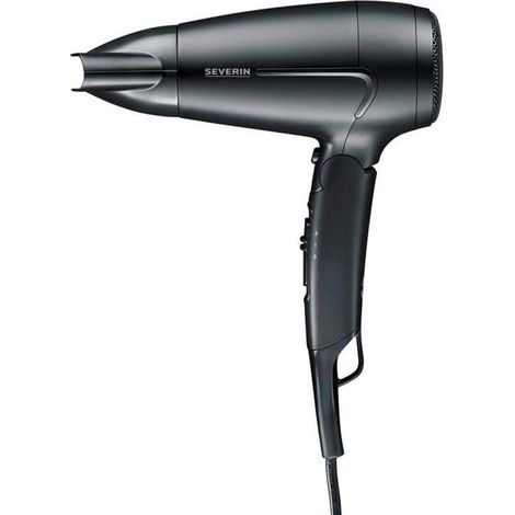 SEVERIN secador plegable 1600w 159 , Secador plegable 1600W 159, un secador de pelo compacto y portátil diseñado especialmente para viajes, deporte y uso diario con máxima comodida (1/3)