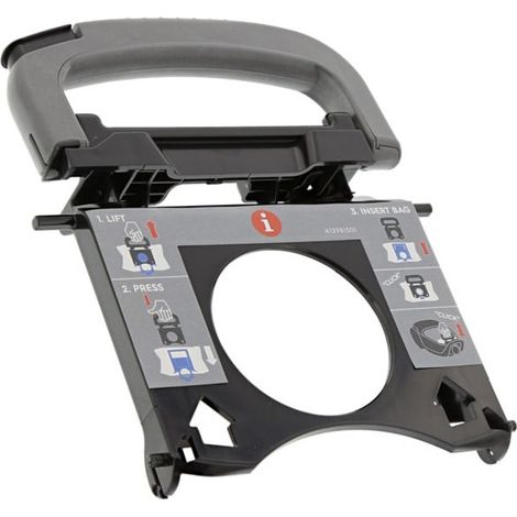 Support sac a poussiere noir pour aspirateur Electrolux 140111618033 (1/2)