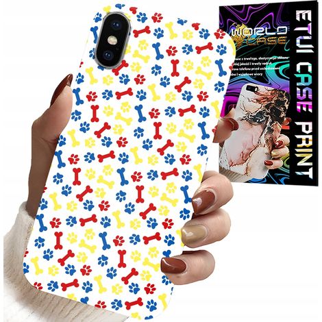 Funda para iPhone XS MAX - Patas, huesos, dibujos animados de la Patrulla Canina + cristal (1/5)