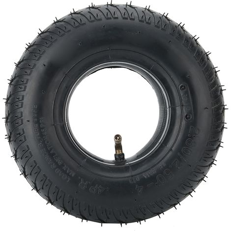 Pneu et chambre à air 2.80/2.50-4 pour scooter électrique, accessoire de remplacement pour fauteuil roulant, kit de roue avec tube intérieur, outil de montage (1/5)