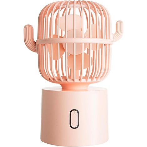 Mini ventilateur de table, petit ventilateur puissant et portable, 3 vitesses, USB, idéal pour les enfants et les filles. (1/5)