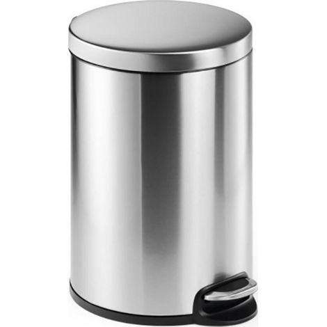 Durable Treteimer Edelstahl 20L rund