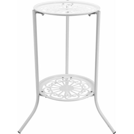 Elegant house plant metal shelf support (1/4)