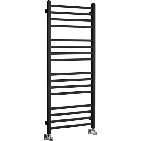 Radiateur de salle de bain METRO 500x1200 mm, noir mat (1/4)