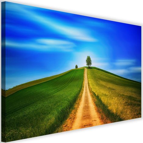 Tableau sur toile Nature Colline Paysage 60x40 (1/5)