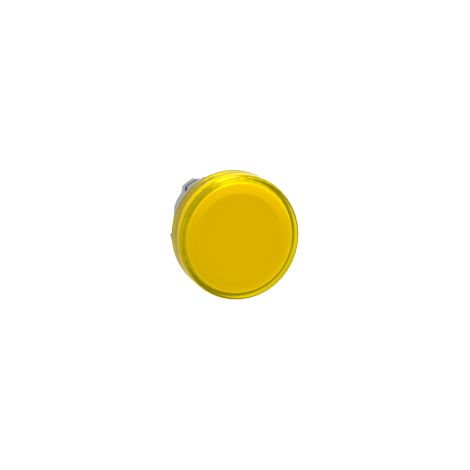 Cabeza LED PIL.LUM amarilla con lente plana y 3W, 3000K, IP65.