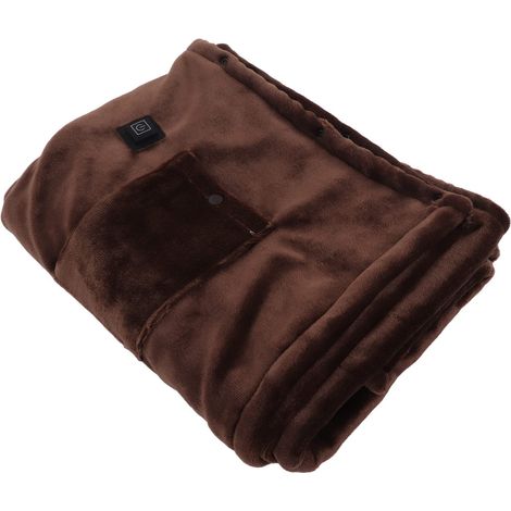 Couverture Chauffante électrique, 5 V à Chauffage Rapide épaississant en Flanelle Douce avec Protection contre la Surchauffe, Arrêt Automatique, Lavable en Machine, Couverture Chauffante pour le (1408 (1/5)