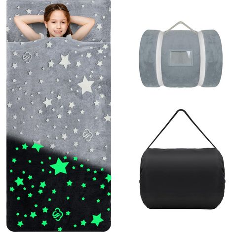 Sac de Couchage Lumineux Enfant, Tapis de Sieste Chaud,Parent (1/5)