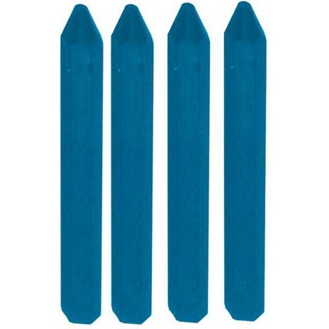 BLAUE KREIDEN SECHSECKIG X4 L.120MM TALIAPLAST - 400966