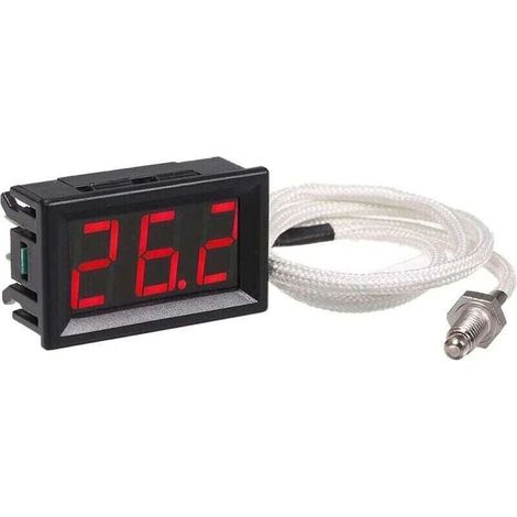 Thermomètre haute température avec affichage numérique, mesure précise pour usages intensifs, résistant et pratique à consulter (1/5)