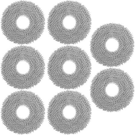 FENOPLASTICAFOREHILL 8 pezzi di salviette di ricambio rotanti per Roborock Q Revo/Qrevo Pro/Qrevo S/Qrevo Curv/Qrevo MaxV, salviette per aspirapolvere robot (1/5)