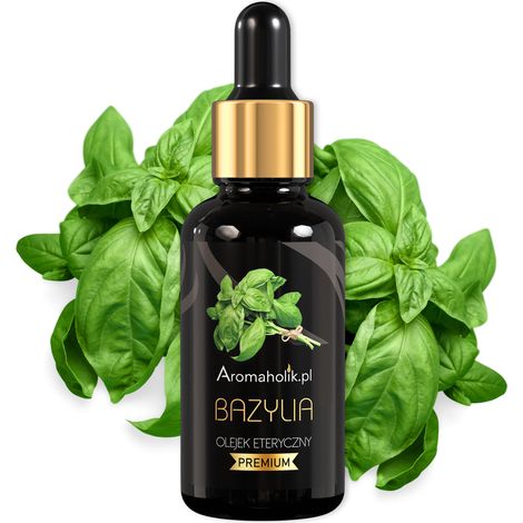 Basilikumöl, Bio, 100 % natürlich, Aromaholik Oils, 30 ml