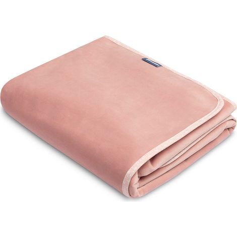 Couverture rose peluche 80x100 (1/5)