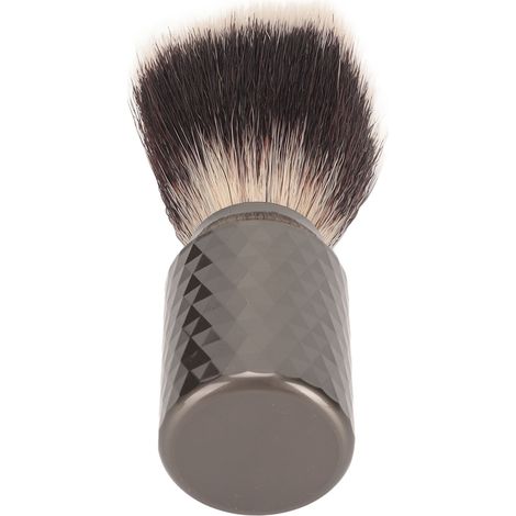 Brosse à barbe homme, outil de nettoyage pour poils, manche en bois, idéale salon de coiffure, soin du visage, accessoire rasage professionnel. (1/5)