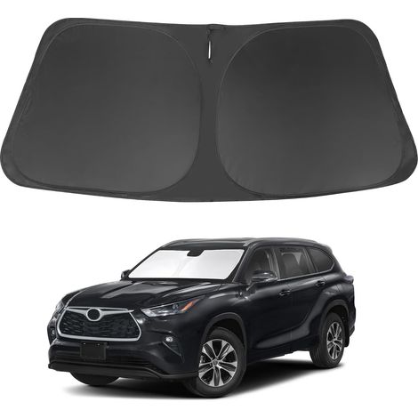 Couverture Pare-Brise Avant Voiture Joystick Vert Noir Abstrait (1/5)