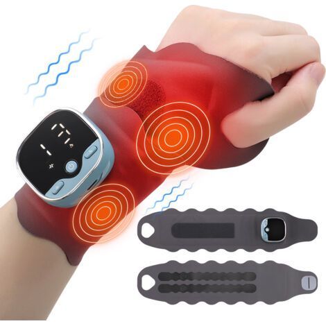 Smart Hand Massager Bracelet Hot Compress Electric Heating Massager Wrist Massager (1/4)