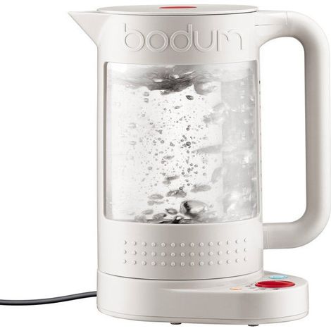 Bouilloire électrique BODUM Bistro 1,1 L 1500 W Blanc crème 5 températures (1/5)