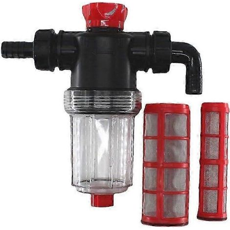 Filtre pour tuyau d'arrosage avec tamis double couche à mailles fines pour l'irrigation extérieure (25 mm) (1/5)