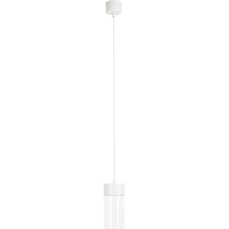 Lampada sospensione Fusion tubo vetro bianco LED 7W Maxlight (1/4)