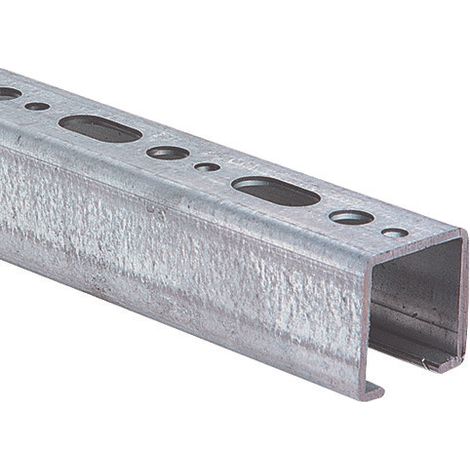 Rail de Fixation galvanisé 41 x 21 x 20/10 mm - 3 mètres