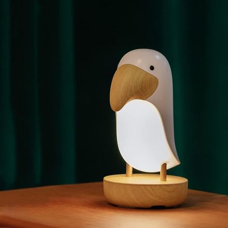 Veilleuse en silicone pour enfants, lampe de chevet, lampe de bureau, jouet, décoration de chambre, cadeau idéal pour les mamans, les filles, les femmes, les enfants et les adolescents (1/5)
