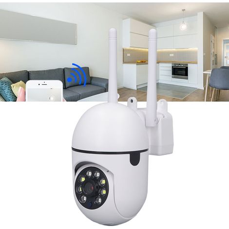 Caméra PTZ intérieure, vision nocturne couleur à 360°, caméra réseau WiFi à distance (1/5)