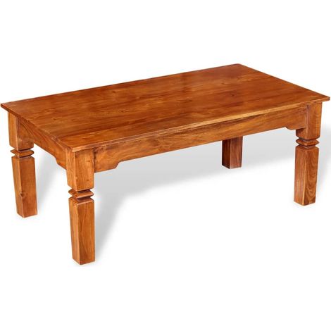 Maison Exclusive - Couchtisch Massivholz 110x60x45 cm
