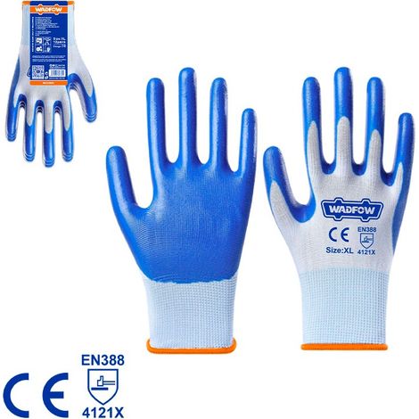 Guantes De Nitrilo WGV2806 XL Pack 12 Uds Para Trabajadores Petroleros
